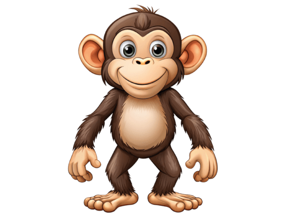 3D Cartoon Monkey PNG Mega Bundle: A Practical Asset for Designers