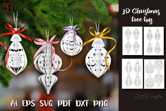 3D Decorations for the Christmas Tree: A Practical Guide to Layered Paper Ornaments
