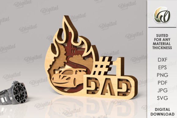 3D Father's Day Layered Decor Laser Cut: A Strategic Approach to Digital Design