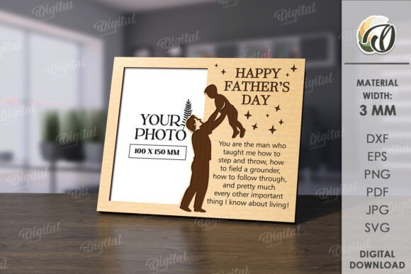 3D Father’s Day Photo Frame Laser Cut: A Practical Digital Asset Review
