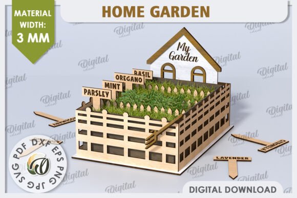 3D Home Garden Laser Cut Plant Pot SVG: Transforming Your Space with Precision Design