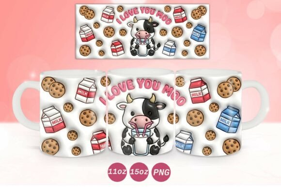 3D Inflated Valentine Cow Mug Wrap: A Practical Guide for Creators and Gift Givers