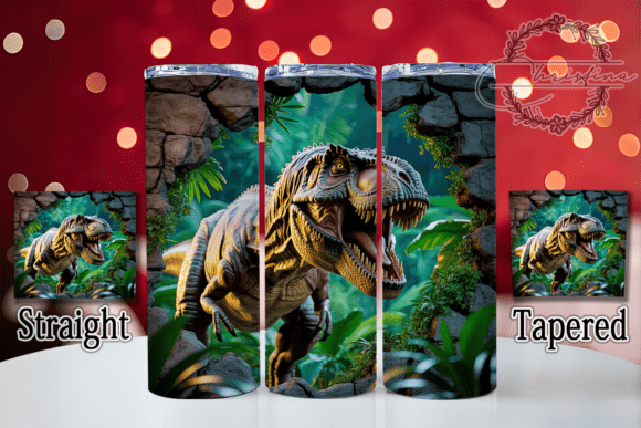3D Jurassic Dinosaur Tumbler Design Guide