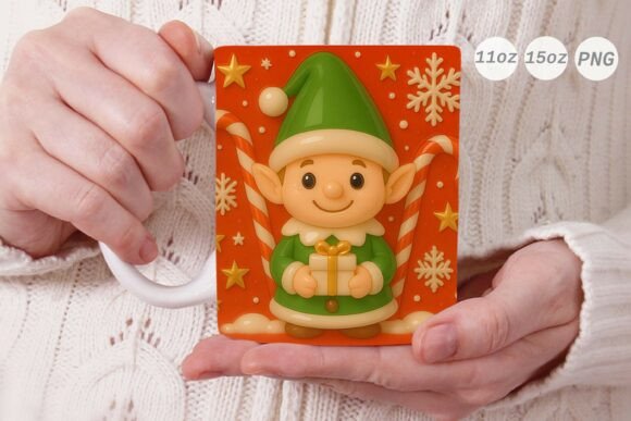 3D Porcelain Effect Elf Xmas Mug Wrap: A Practical Guide to Flawless Results