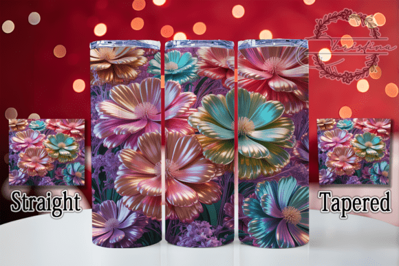 3D Realistic Spring Flowers Tumbler: A Strategic Asset for Custom Drinkware
