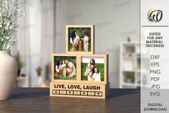 3D Stacked Photo Frame: Elevating Your Space with Layered Depth