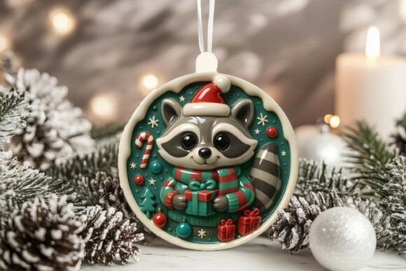 Bringing Holiday Charm to Life: The Ultimate Guide to 3D Porcelain Raccoon Christmas Ornament Digital Files