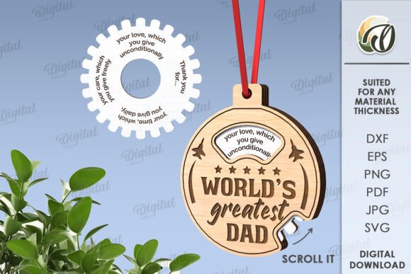 Crafting Memories: The Ultimate Guide to the 3D Father’s Day Spinning Ornament