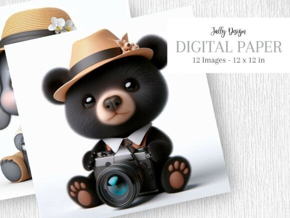 Cute 3d Animals Photographer Clipart 11: A Strategic Asset for Visual Communication