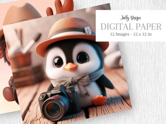 Cute 3d Animals Photographer Clipart 9: A Strategic Asset for Visual Communication