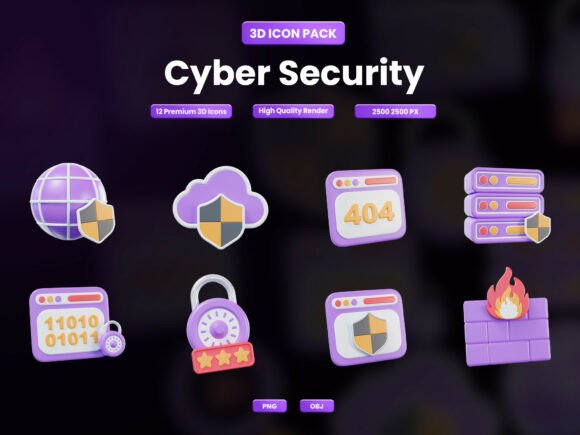 Cyber Security 3D Icon: A Practical Evaluation