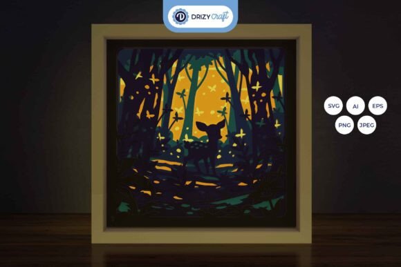 Fawn on Spring Forest 3D Shadow Box: A Practical Evaluation for DIY Creators