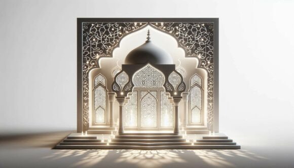 Glowing Mosque 3D: A Versatile Digital Asset for Creators