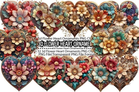 Transforming Digital Art into Tangible Emotion: The Rise of 3D Flower Heart Ornaments Sublimation