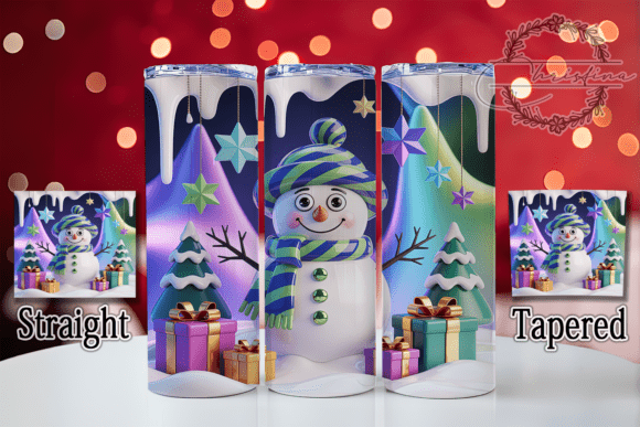 Transforming Drinkware: The Magic of 3D Inflated Snowman Tumbler Designs