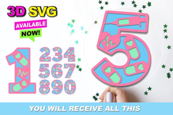 Unlocking Creativity with the Nurse Numbers 3D SVG Collection: A Comprehensive Guide