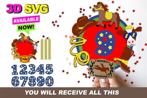 Western Rodeo Cake Topper 3D SVG: A Practical Guide for Creators